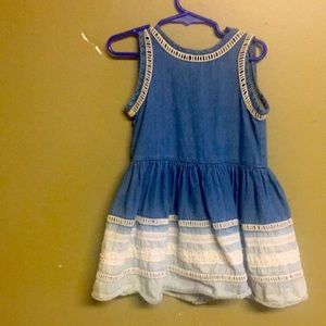 Willow Blossom casual jean dress 3t